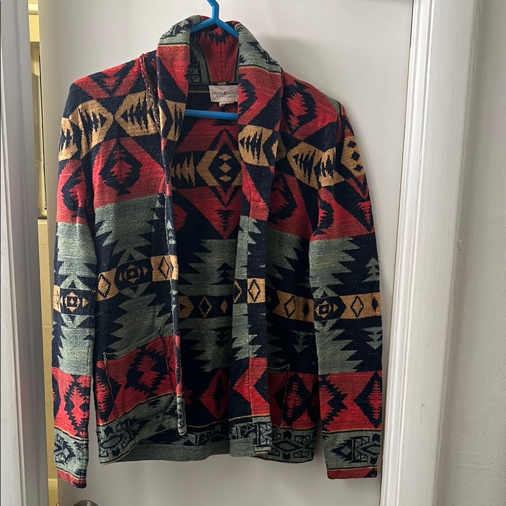 Denim & Supply Ralph Lauren BOHO/Native American Geometric Cardigan